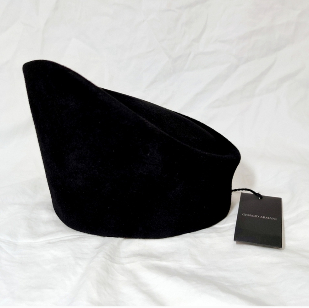 Giorgio Armani Classic Black Men's Hat